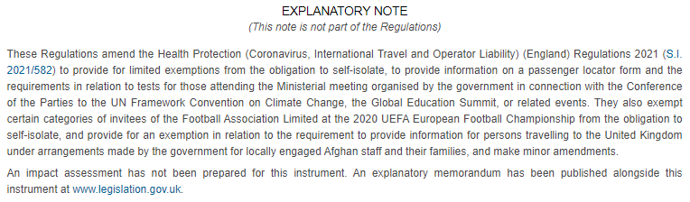 SteveBakerFRSA's tweet photo. 🚨🚨🚨While we're under extreme international travel restrictions, Govt has quietly exempted from quarantine &amp; testing requirements those attending abroad Govt meetings on COP26, the Global Education Summit &amp; “related events”

✊One rule for the elite. Another for the rest of us https://t.co/1UbGgyMRE8