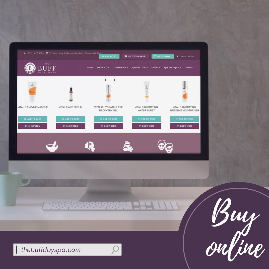Buy all of your favourite products on our online store!

Shop Voya, Dermalogica, Image and more!

Every purchase earns you loyalty points which can be used towards a FREE treatment in the spa!