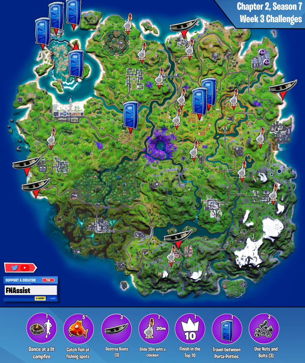 Fnassist News Leaks On Twitter Fortnite Ch 2 Season 7 Week 3 Epic Challenge Quest Guide Challenges 7 Xp 210 000 Total Consider Using Creator Code Fnassist In The Shop To Help Support Twitter Fortnite Week 7 Challenge Leaks Twitter Fortnite Week 7 Challenge Leaks Fnassist News Leaks On Twitter Fortnite Ch 2 Season 7 Week 3 Epic Challenge Quest Guide Challenges 7 Xp 210 000 Total Consider Using Creator Code Fnassist In The Shop To Help Support