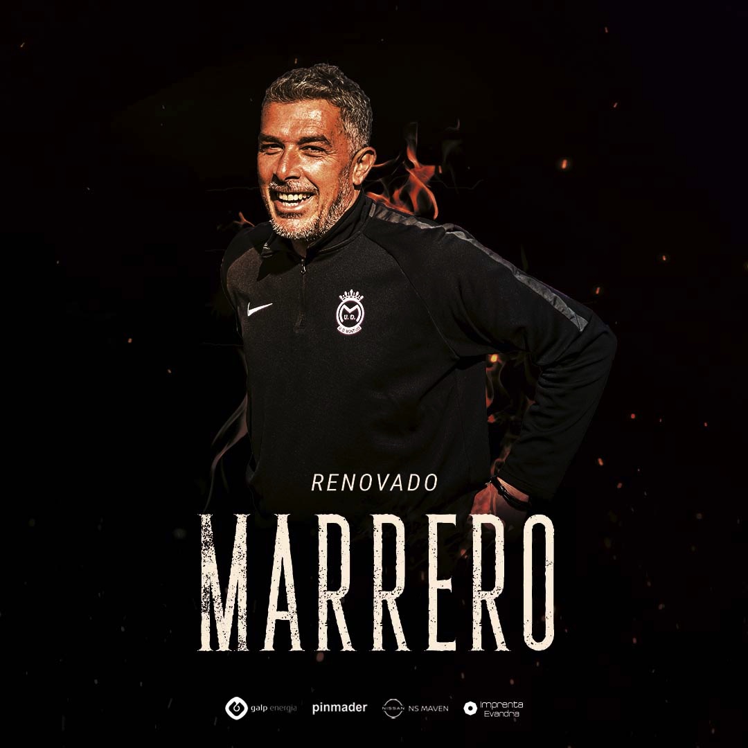📲 #Oficial: #PrimerEquipo
👔⚽ 𝗝𝘂𝗮𝗻 𝗠𝗮𝗿𝗿𝗲𝗿𝗼 continuará como entrenador de la <a href="/UDMONTIJO/">Unión Deportiva Montijo</a> con un amplio equipo de trabajo.
👋 ¡Hola, #Marrero!

➕ info del cuerpo técnico aquí:
👉🖇 bit.ly/3wREfqq

#UDM | #2ªRFEF | #Desde1922