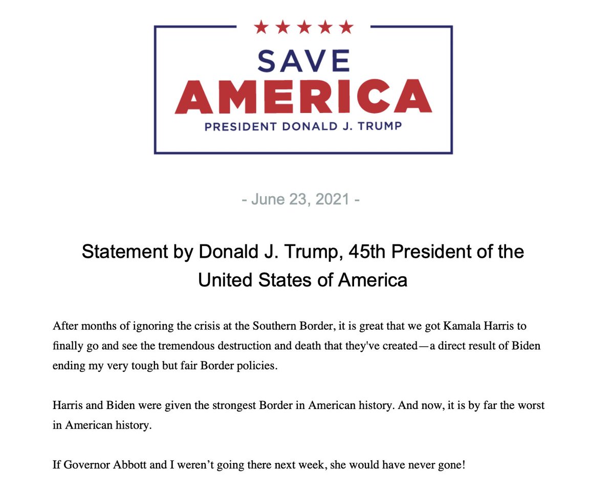 Liz Harrington tweet media