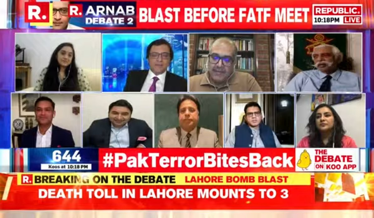 Nidhiproudone's tweet photo. Arnab to PAKISTANI cheema
"Wait a MINUTE you overgrown CHILD
That too an exciteable one
Why don't you prepare and come on DEBATE "🔥
CHEEMA ka CHAMAN bana diya
@Qamarcheema stay in your LIMITS
Arnab ke baare me mat bolna
SAMJHA?
Warna to pata hai na😏
#PakTerrorBitesBack https://t.co/BnTwKFDgVx