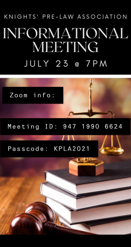 KPLAUCF's tweet photo. Join us on Zoom! I am excited to see you guys there! https://t.co/v5uS6Ej8v9