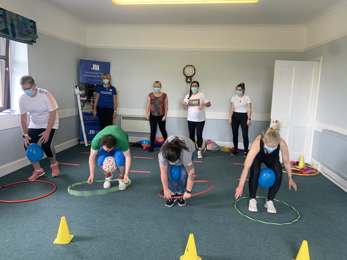 Fantastic day with  staff @SenseScotland Dundee Learning @JudyMurrayFdn new fun skills with to take back to children and adults with additional needs. @LauraMiddlet0n @Murraynators #tennisforeveryone