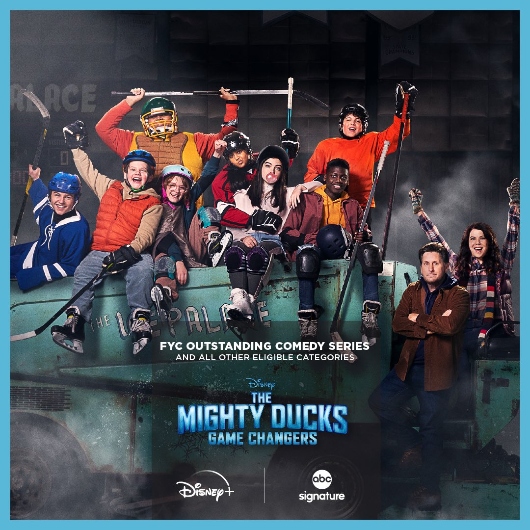 Hey Emmy Voters Just a Quack 🦆 reminder to Vote for The Mighty Ducks: Game Changers outstanding comedy series, director @itsspillertime & eligible categories @disneyplus @disneytvstudios #dtsfyc ⁦@ABCSignature⁩ #themightyducksgamechangers #disneyplus