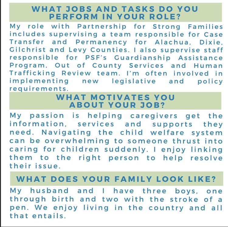 During today's #MeetTheStaff spotlight, meet Carol Ruth, our Director of Quality Operations!