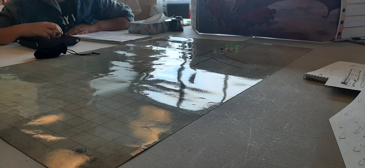 rollplaylead's tweet photo. Some loud arguing about what to do next while wandering through a cave system woke up a spider who wants some food...

#dnd #summercamps #socialskils #teens #appliedrpgs https://t.co/Zv8MtNwIrQ