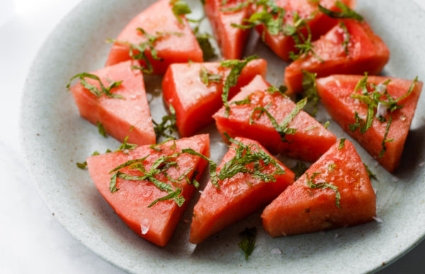 SandyCoughlinRE's tweet photo. A supremely simple fruit recipe, a great refresher on a hot day, serve this Salted Watermelon with Honey Mint appetizer or salad. https://t.co/MV0Fa2laAg https://t.co/MnrXwMgdFH