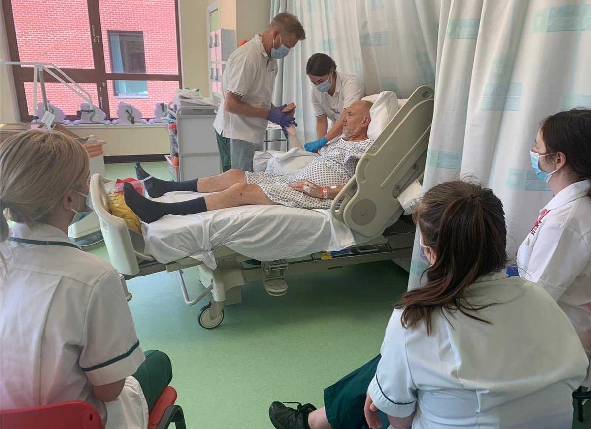Major Trauma Centre - Manchester Royal Infirmary (@majortraumamri) on Twitter photo Combining cross-site patient treatment with interactive #workforcedevelopment and student education. (photo shared with consent).
<a href="/MFT_MRI/">Manchester Royal Infirmary</a> <a href="/MFT_CSSAHPs/">AHP's at MFT</a> <a href="/lauramayoshea1/">lauramayoshea</a> <a href="/WythenshaweHosp/">Wythenshawe Hospital</a> <a href="/janwils42401735/">Jan Wilson</a>
#OccupationalTherapy Combining cross-site patient treatment with interactive #workforcedevelopment and student education. (photo shared with consent).
<a href="/MFT_MRI/">Manchester Royal Infirmary</a> <a href="/MFT_CSSAHPs/">AHP's at MFT</a> <a href="/lauramayoshea1/">lauramayoshea</a> <a href="/WythenshaweHosp/">Wythenshawe Hospital</a> <a href="/janwils42401735/">Jan Wilson</a>
#OccupationalTherapy