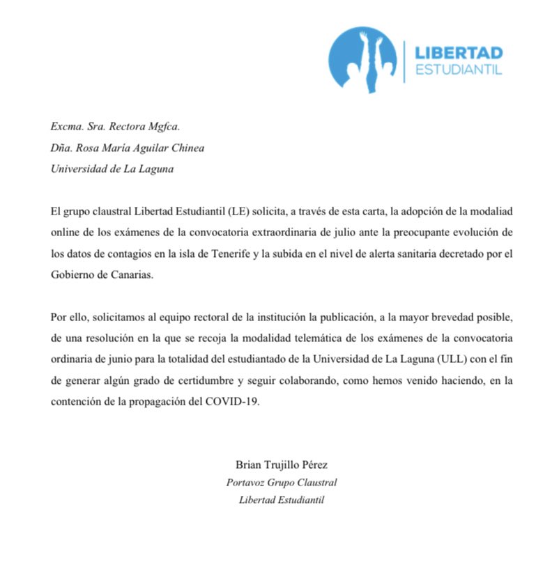 Libertad Estudiantil 🇮🇨 tweet media