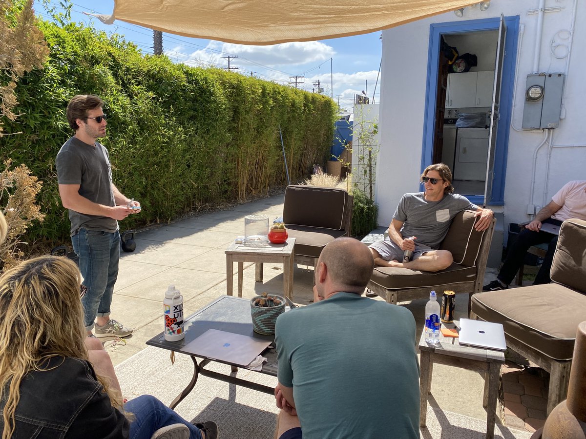 likeacharma's tweet image. Off-sites are the new on-sites! The fully distributed WorkPatterns team had our first official #offsite a few weeks ago and we’re still riding the high of being able to crystallize our product roadmap in person. See you all at the next one! 😃 #WorkPatterns