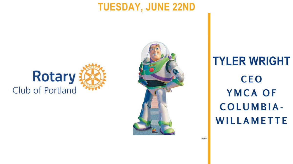 This week we heard from Rotarian Tyler Wright, CEO of YMCA of Columbia-Willamette, on saving lives through water safety.

Missed it? Watch the meeting Here: youtu.be/btN8EDj_PqQ

#RotaryPDX #YMCACW
