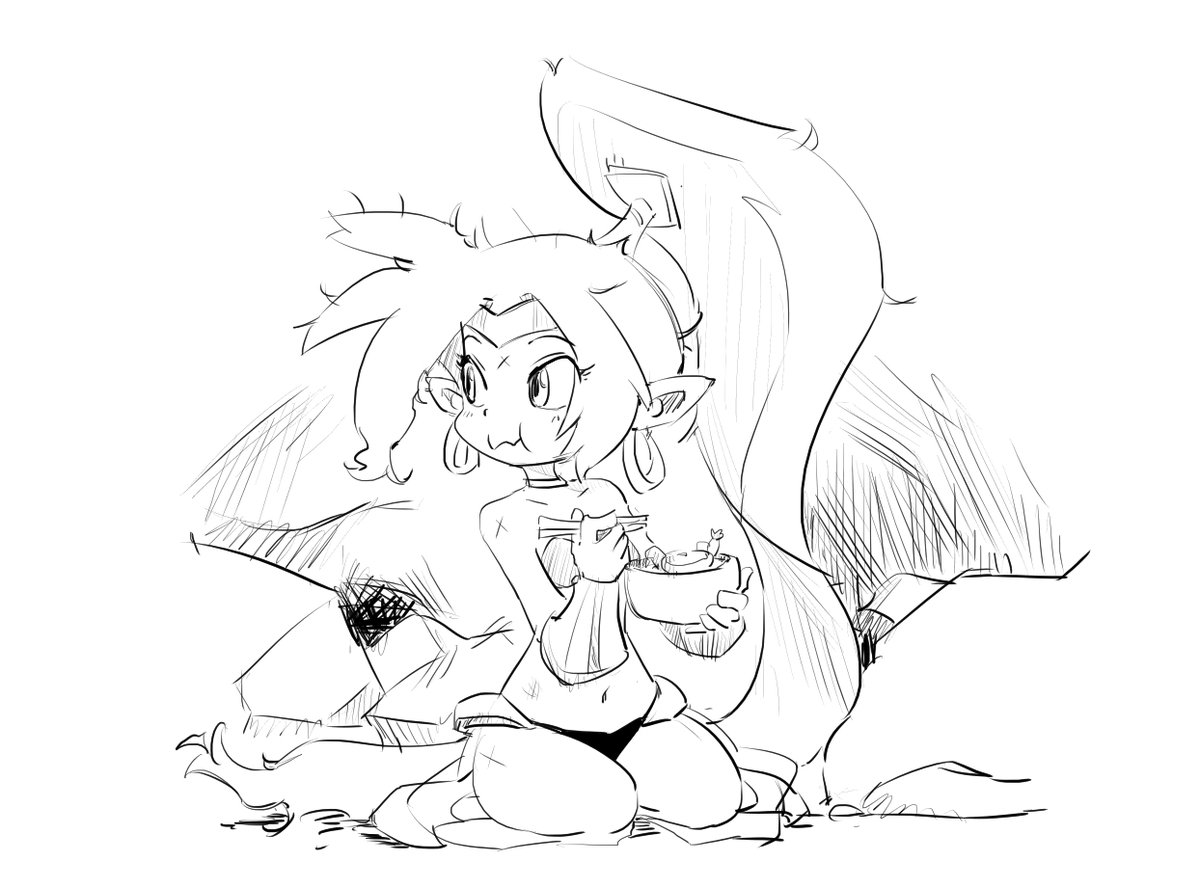eating time #ShantaeArt19 @WayForward 