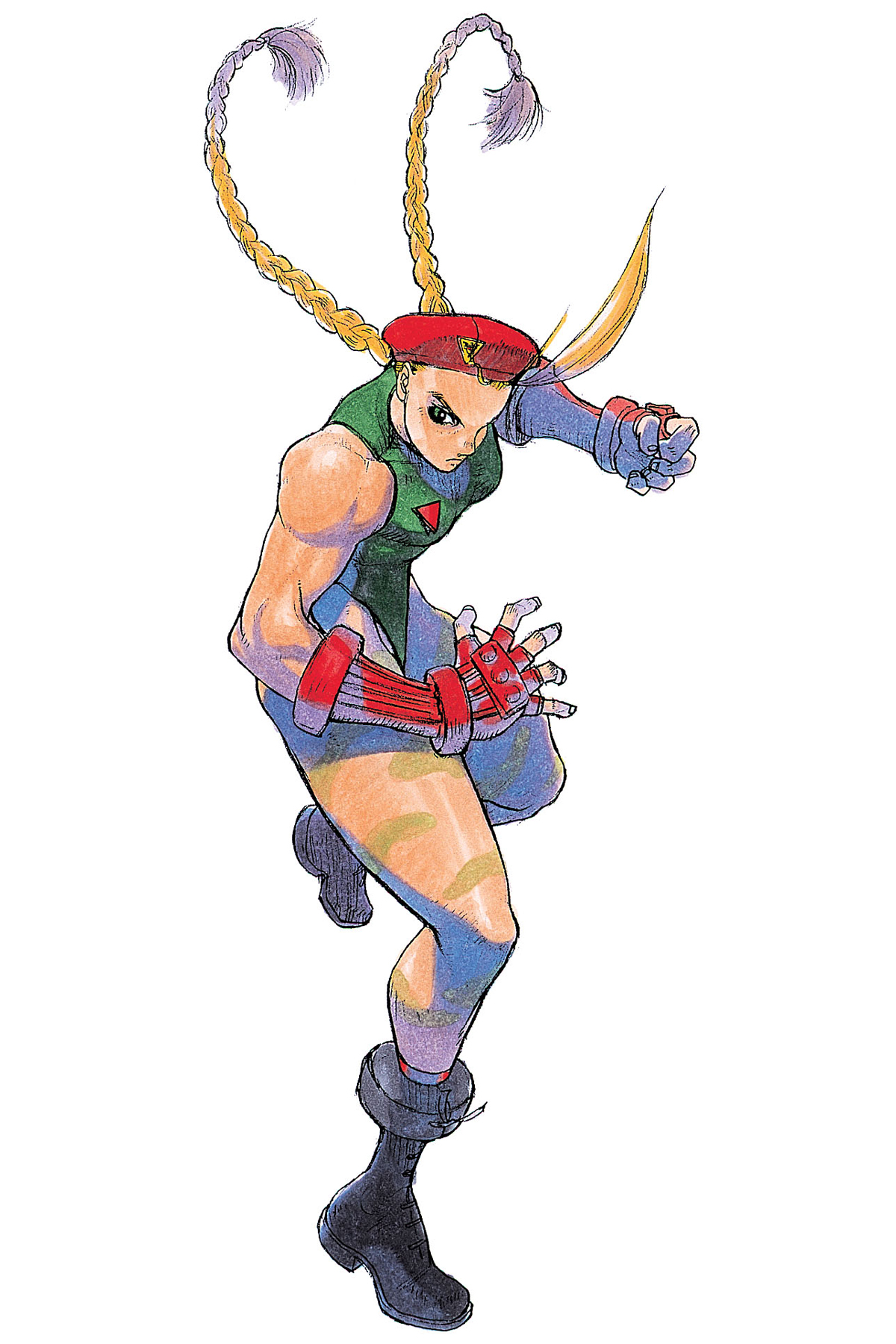 NBA Jam (the book) on X: 1998 ending art for Street Fighter Alpha 3, ft.  Vega and Cammy.  / X