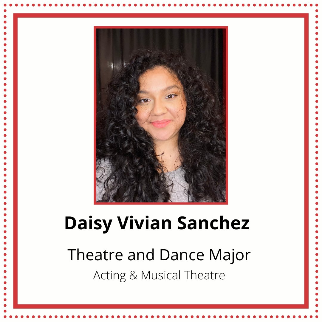 CSUEBTD's tweet image. Congratulations to Daisy Sanchez! Daisy is graduating as a Theatre and Dance Major with an Acting and Musical Theatre Option. Go, Daisy!!!