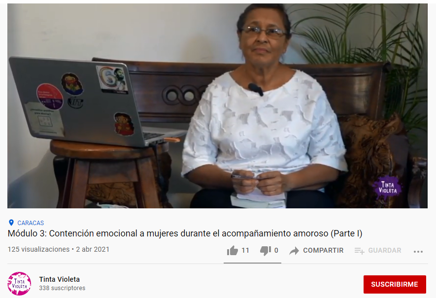 entintavioleta's tweet photo. 🚺Desde la Red de Acompañamiento Territorial, la profesora y psicóloga feminista Yurbin Aguilar nos aporta herramientas para brindarles contención emocional a mujeres en situación de violencia machista: https://t.co/dGFtX2CjOR

#NosTenemos
#25ju  
#Venezuela https://t.co/i0gc89oBD6
