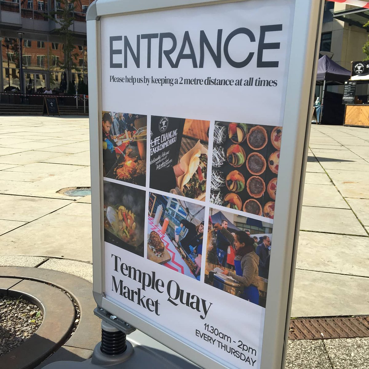 Temple Quay Market 🎉🎉 We are so excited to announce that we will be back in our favourite weekday trading spot TOMORROW 😬😬 Catch us serving up the goods between 12-2pm - we'll be bringing all the favourites plus a brand new dish! 👀👀 

<a href="/TempleQMarket/">Temple Quay Market</a>