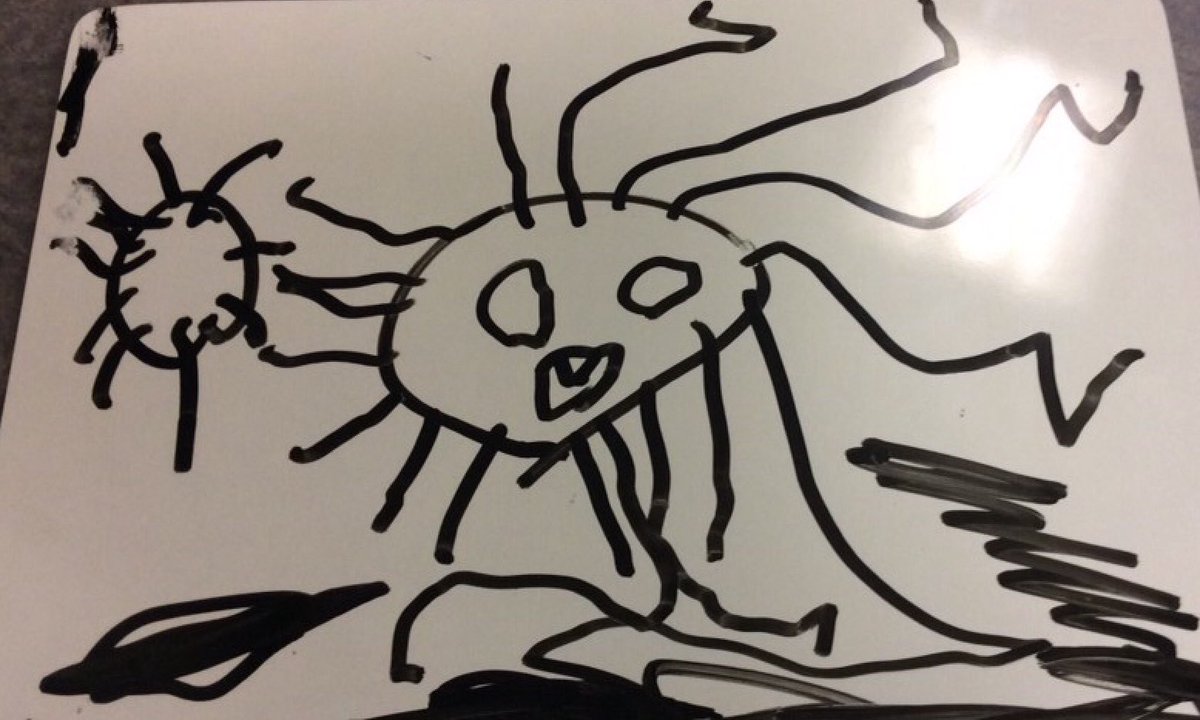 Ladybirdsoak's tweet photo. Today the children created their own story about a monster called ‘stretchy arms.’ #makingmarks https://t.co/nzU7zmqgeL