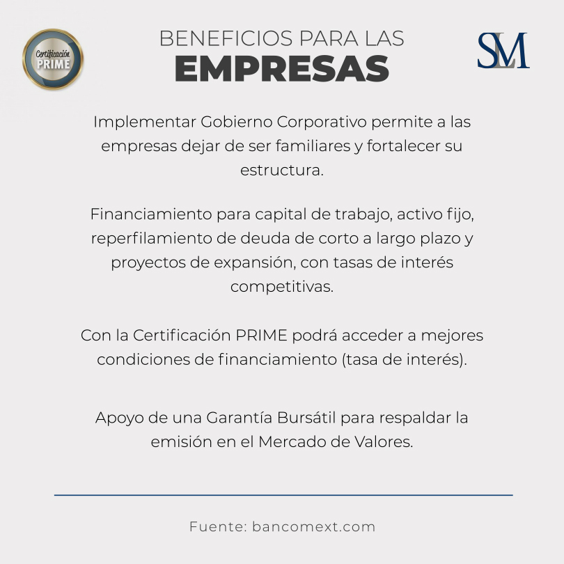 sllmlaw's tweet photo. ¿Qué es la Certificación Prime? Distintivo empresarial por contar con las mejores practicas institucionales y de gobierno corporativo.
Toda la información en este link: https://t.co/WIvYU1tGkX
#SLLMAbogados #AsesoriaLegal #AsesoriaCorporativa #CertificacionPrime #Certificacion https://t.co/w5waKbZ0B1