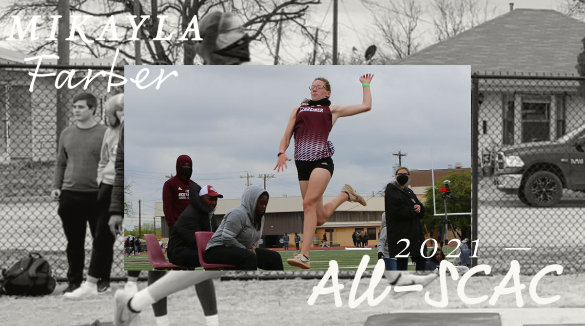 Congratulations to Mikayla Farber who earned All-SCAC honors at this year's SCAC Track &amp; Field Championships! #FightForSchreiner #pavetheway