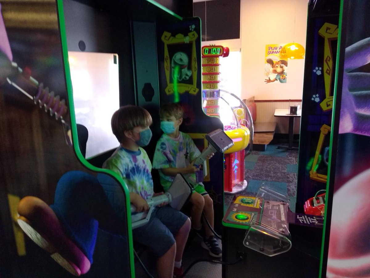 blantonBASE's tweet photo. BASE campers enjoy game time at Chuck E Cheese... https://t.co/5Yyls1jNal