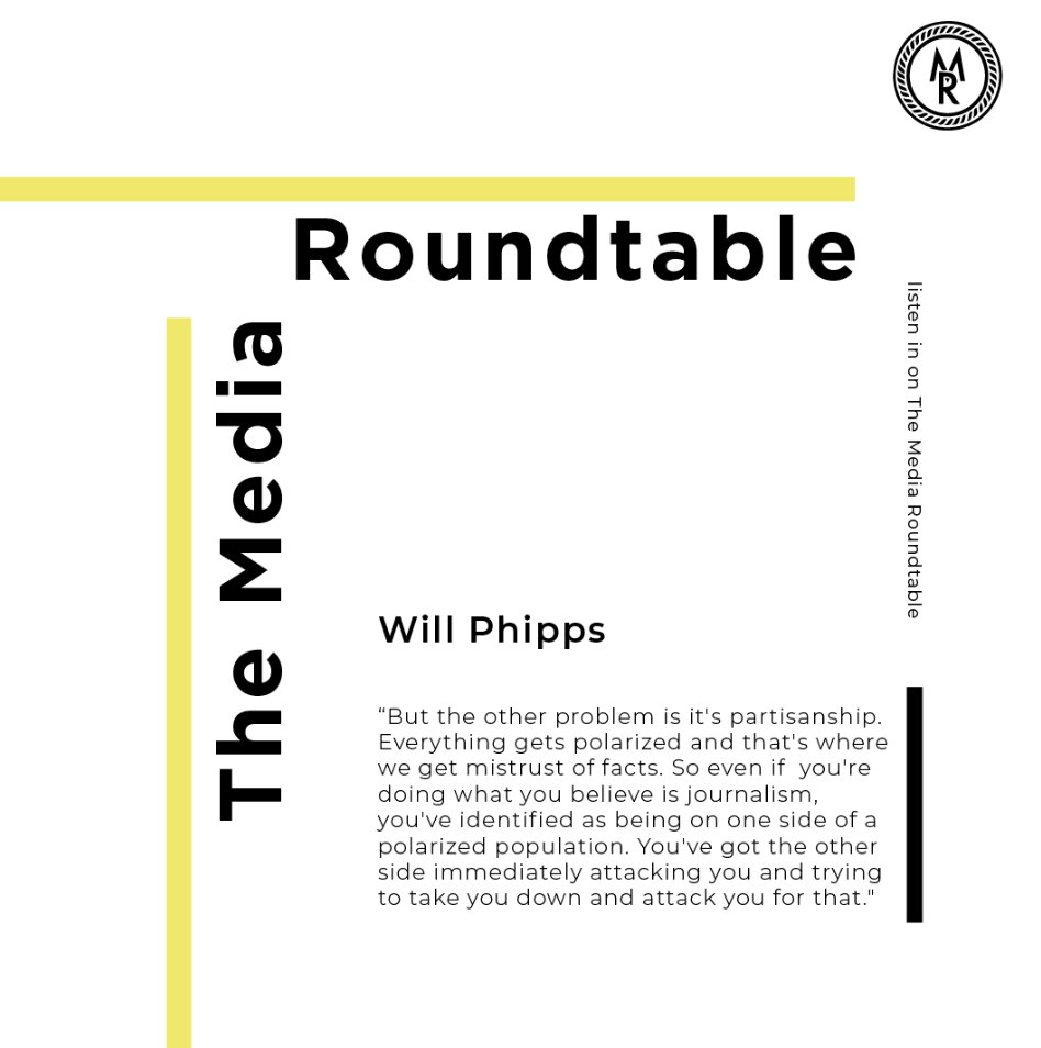 Oxford Road (@oxford_road) on Twitter photo Previously on the Media Roundtable Podcast, <a href="/Kungfuchoirboy/">Will Phipps</a> Will Phipps laid out the dangers of partisanship in journalism and how clinging to a side polarizes the population.
<a href="/Spotify/">Spotify</a> link to our <a href="/PodcastOne/">PodcastOne</a>: open.spotify.com/episode/3mHcWI…
#interview #journalism #protectourpress Previously on the Media Roundtable Podcast, <a href="/Kungfuchoirboy/">Will Phipps</a> Will Phipps laid out the dangers of partisanship in journalism and how clinging to a side polarizes the population.
<a href="/Spotify/">Spotify</a> link to our <a href="/PodcastOne/">PodcastOne</a>: open.spotify.com/episode/3mHcWI…
#interview #journalism #protectourpress