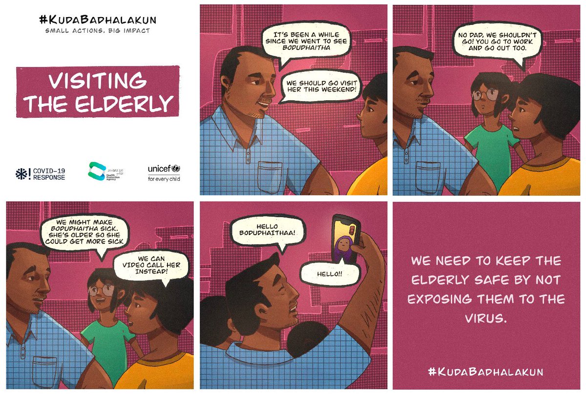 It is up to us to protect our loved ones.

Check on them over the phone and avoid exposing them to COVID-19.