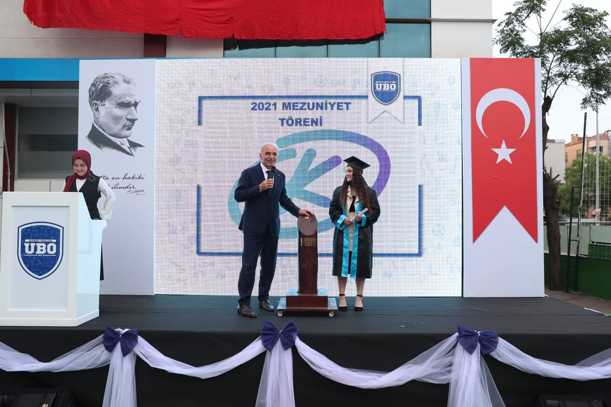 ismetyildirimtr's tweet photo. Eğitim ve öğretim yılını başarıyla tamamlayan Uluğbey Okulları Anadolu Lisesi Mezuniyet Töreni'ne katıldık.

Bu zorlu eğitim yılını başarıyla tamamlayarak diplomalarını almaya hak kazanan gençlerimizi tebrik ediyor, başarılarının devamını diliyorum. https://t.co/8BVOj2kxf4