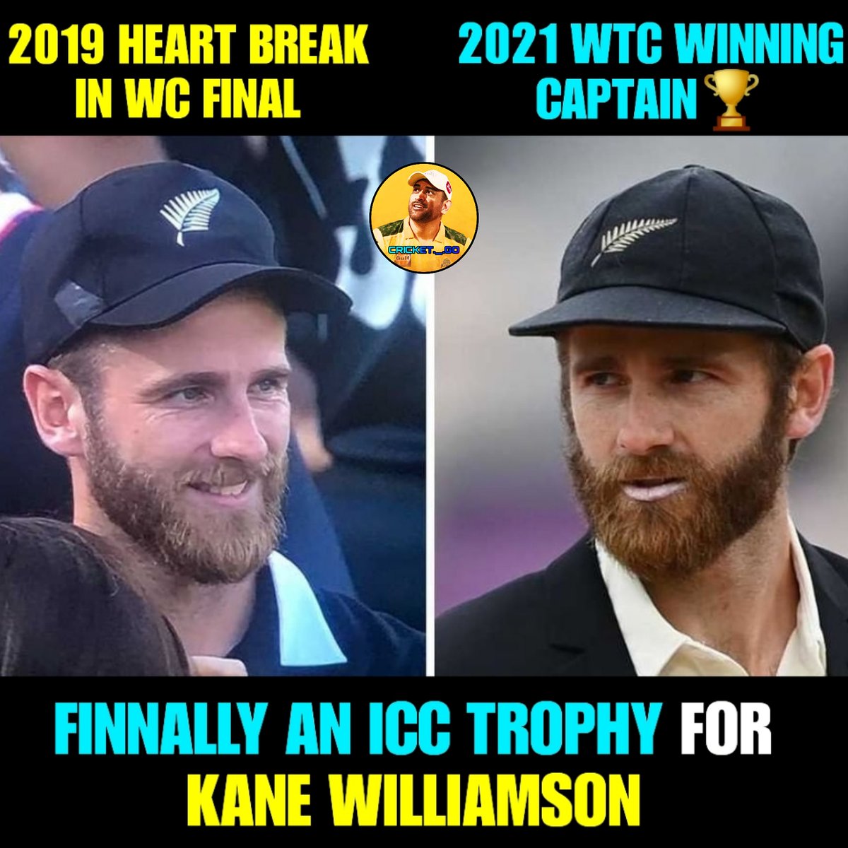 RamaniS81702392's tweet photo. Winning captain❤️#worldtestchampionshipfinal #WTCFinal2021 #WTC2021Final #WTCFinal #WTC21final #WTC21 #KaneWilliamson https://t.co/z7dtDBdufD