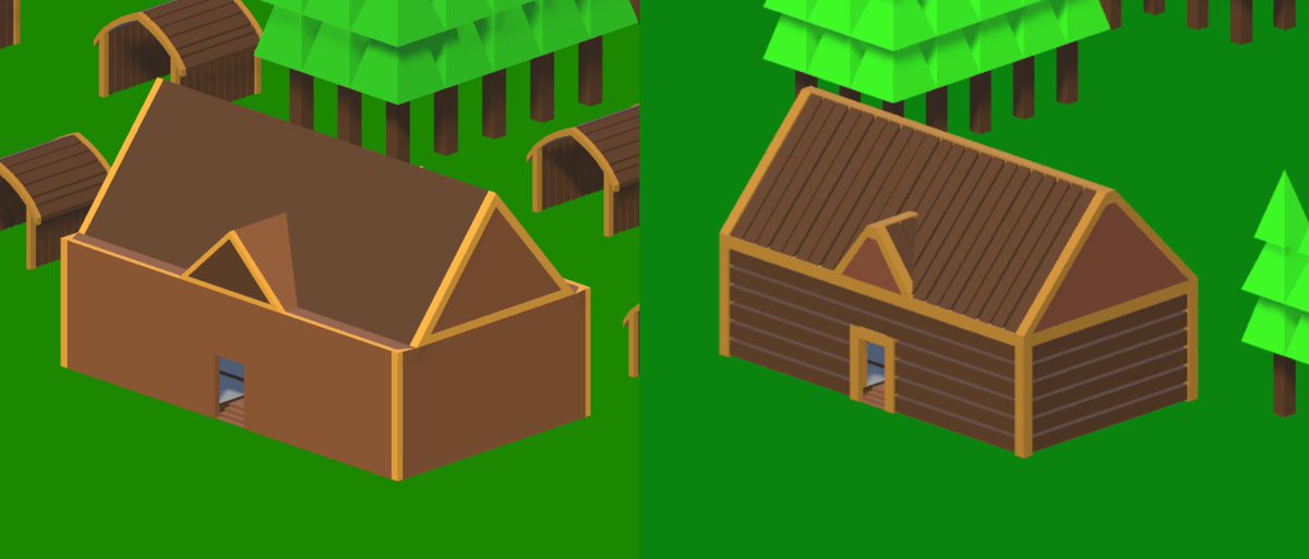 TrulyMostWanted's tweet photo. Remember our stockpile from the #tweet below? There's the #conept #design, here's an update #blender3d #unity3d: #old versus #new! The #3dmodel was updated today on our #twitch #livestream
#indiegame #indiegamedev #gamedev #indiedev #indie  A #stronghold1 like #lowpoly #rts #game https://t.co/PO9vtSTJUA
