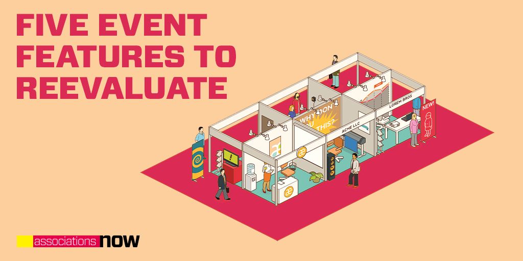 MT <a href="/AssociationsNow/">Associations Now</a>: The forced hiatus caused by the pandemic has given meeting planners a chance to see events in a new light. From swag bags to codes of conduct, here're 5 things to keep in mind when returning to in-person events: bit.ly/3gIfO86