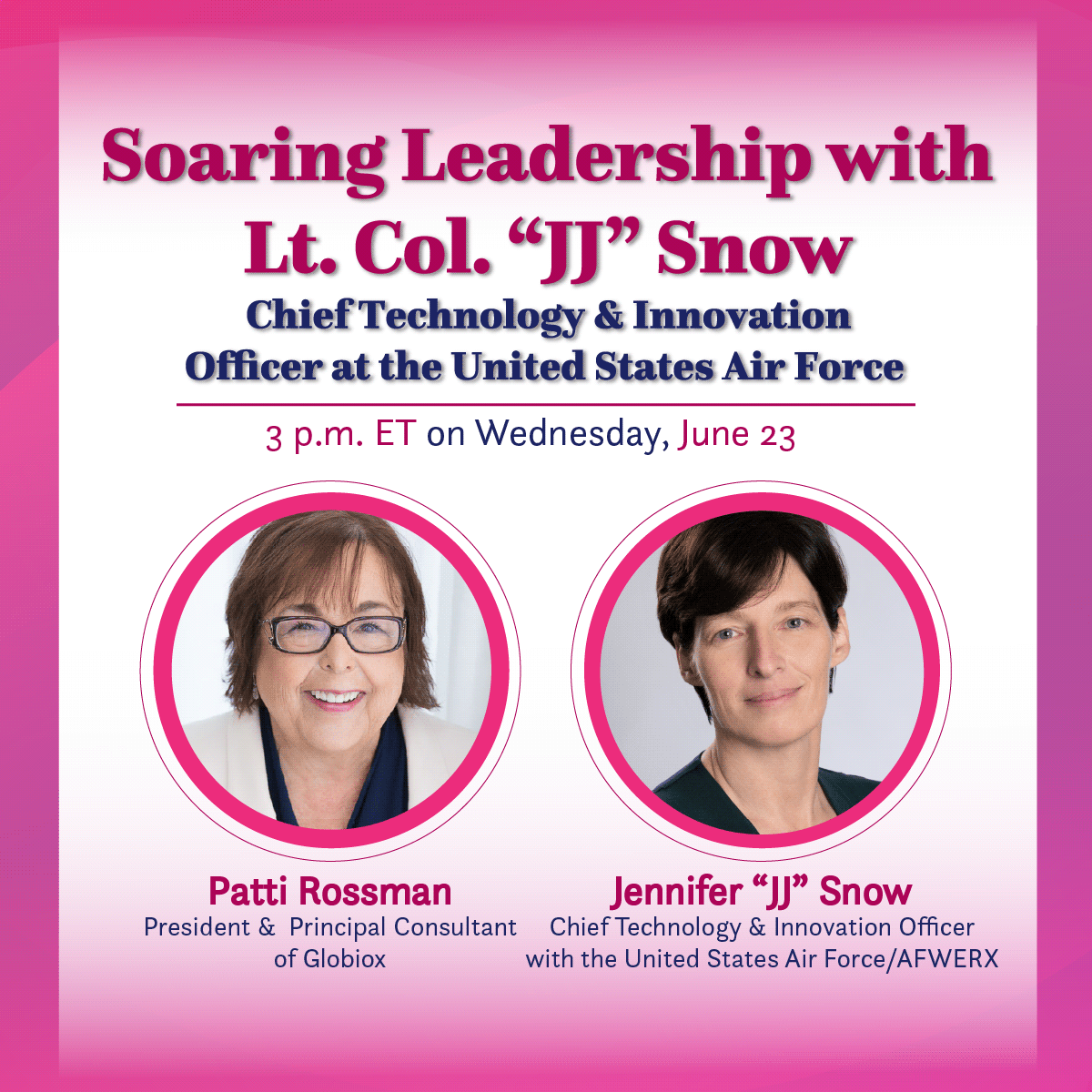 LifeSciWMN's tweet photo. Today's the day for our exciting webinar with @PattiRossman and Lt. Col. 'JJ' Snow! We're an hour away from 3 p.m., and an hour away from a deep dive into #Careers, #Innovation, #STEM pathways, and more.

Register on GoToMeeting at https://t.co/gv17AavUSu and join us! https://t.co/0onfjQOwgj