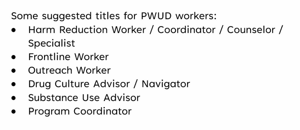 🧵 "Titles are important to explain what you're doing instead of outing you." - <a href="/sanpatten/">San Patten</a> is explaining the impact of using the umbrella term "peer". #StimulusConnect