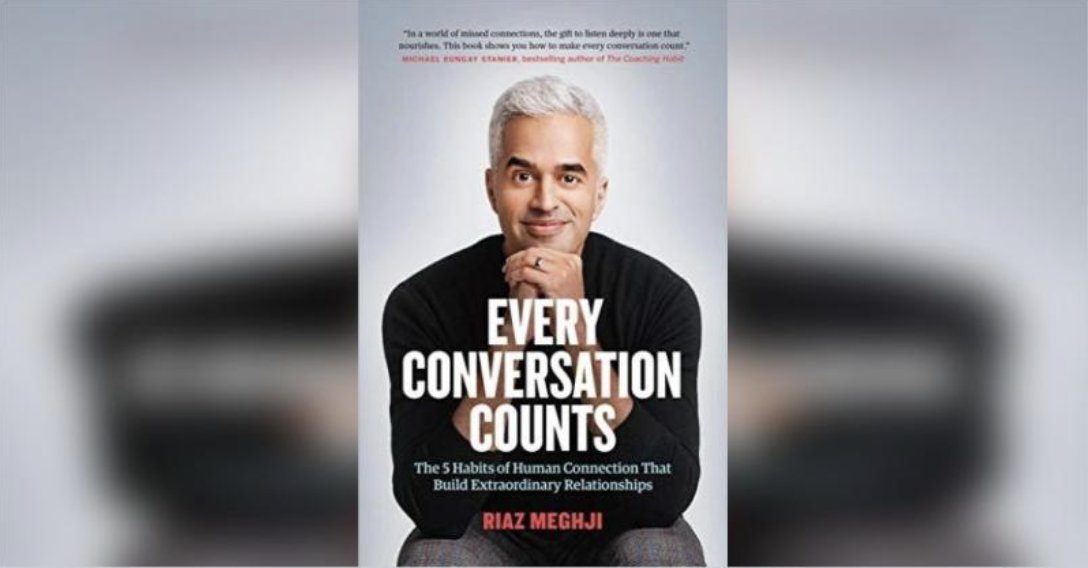 getAbstract's tweet photo. People are more connected, digitally, than ever. Yet loneliness is epidemic. Broadcaster & tv host @RiazMeghji shows you how to build more authentic connections and cultivate more empathy and curiosity for other people in #EveryConversationCounts 👉 https://t.co/Hrojx9Mp5E https://t.co/MDWaeoWaZx