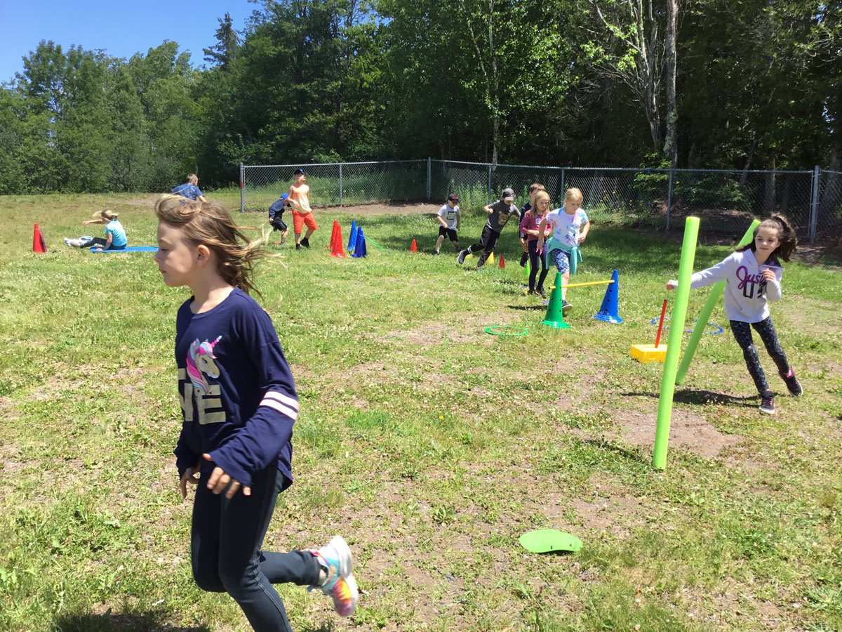 datl_ed's tweet image. Gr 2 classes created their own obstacle courses. They learned about cooperation, teamwork &amp;amp; the importance of making a plan. #physed