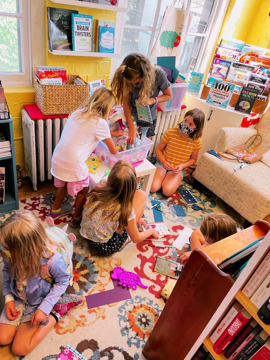 novelneighbor's tweet photo. We had a blast welcoming the kids of Faith Academy’s Elementary Camp Run-a-Muk in for some bookish crafts and shopping yesterday! 📚🎨
If you would like to set up an arts and crafts visit, contact us at hello@thenovelneighbor.com ✨
#shopstl #shopindie #morethanabookshop https://t.co/IP2TOa4Ewx