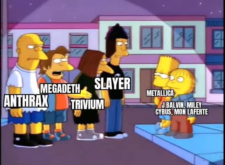JefeGorgoryMx's tweet photo. No te ubico, Metallica. A veces parece que eres raza pero luego te juntas con un lameloide. https://t.co/uMVSu3E3ih