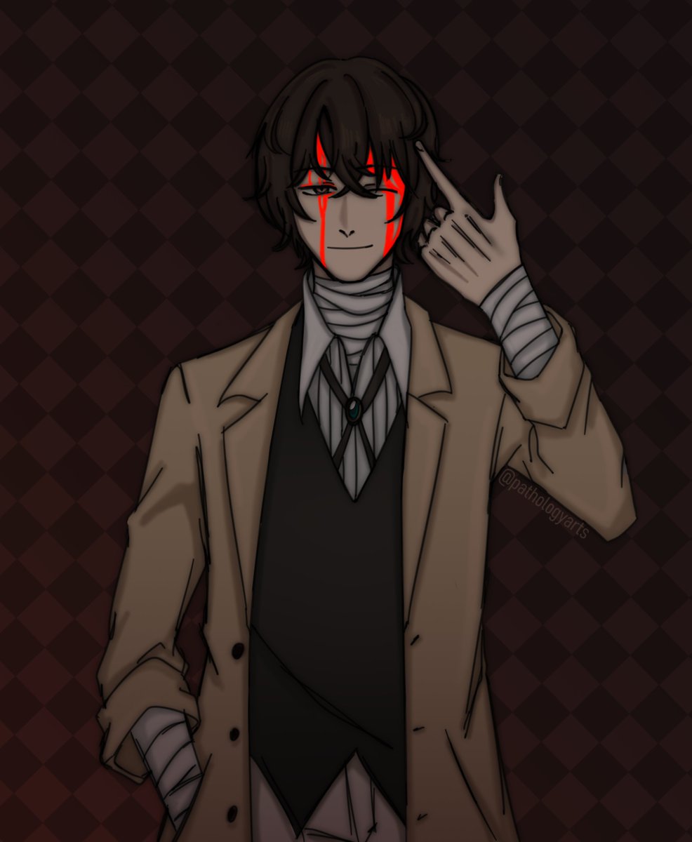 pathologyarts's tweet photo. #DazaiOsamu #dazai #bsd #bungosd #BungouStrayDogs #soukoku https://t.co/qzvBOdrHCi