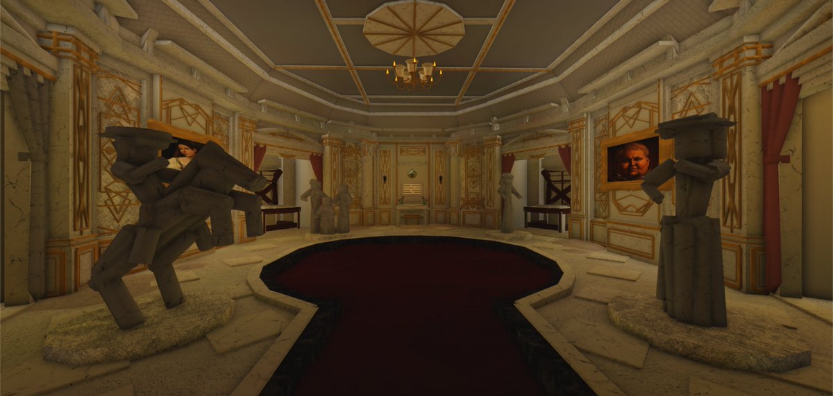 Ретвитнуть. my take on the hall of ablution from resident evil 8! was too.....