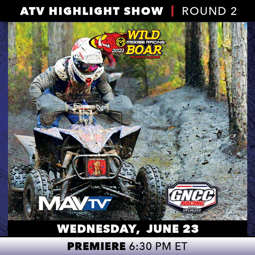 TONIGHT 🚨 on @MAVTV 📺 
@MooseRacing Wild Boar ATV Racing 🏁