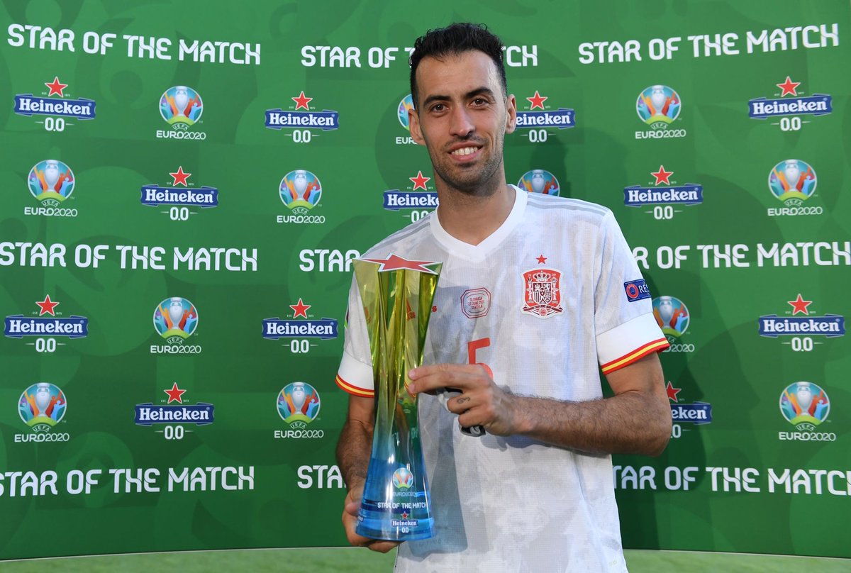 RESMI : Sergio Busquets terpilih sebagai Man Of The Match 🇪🇦
