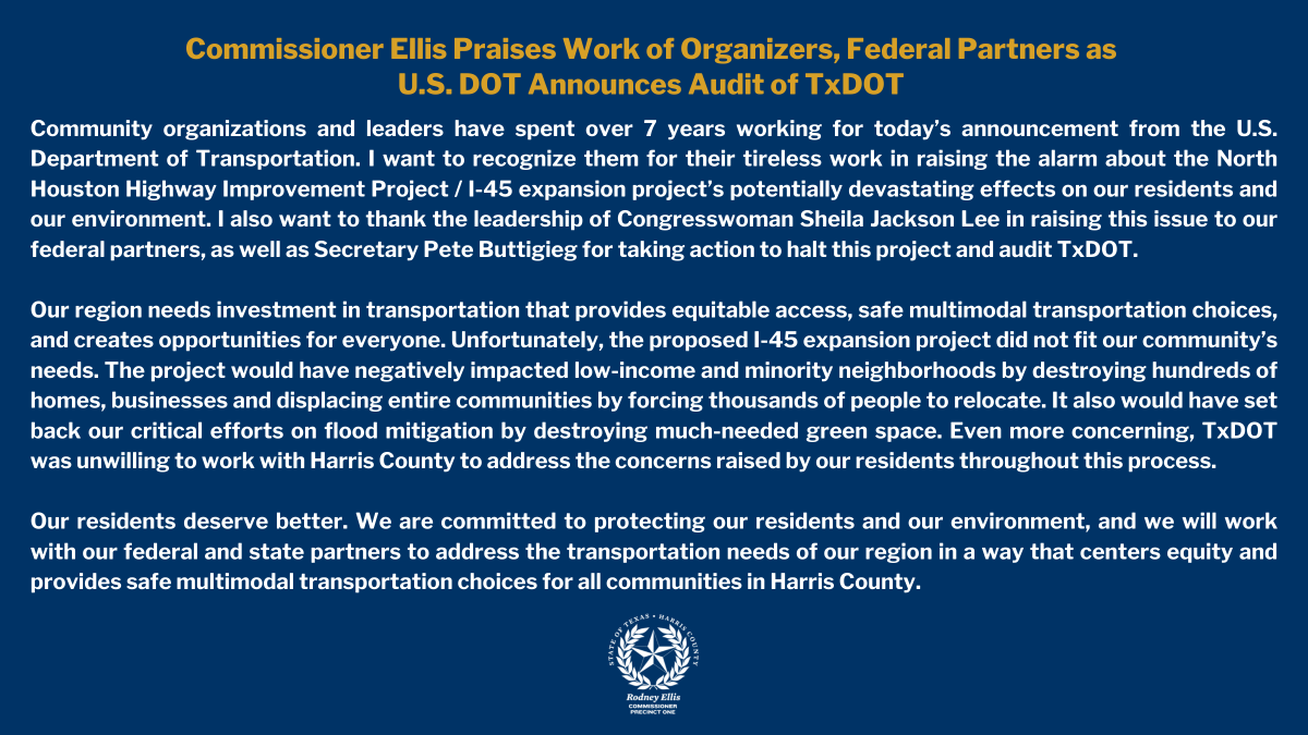 Rodney Ellis tweet media