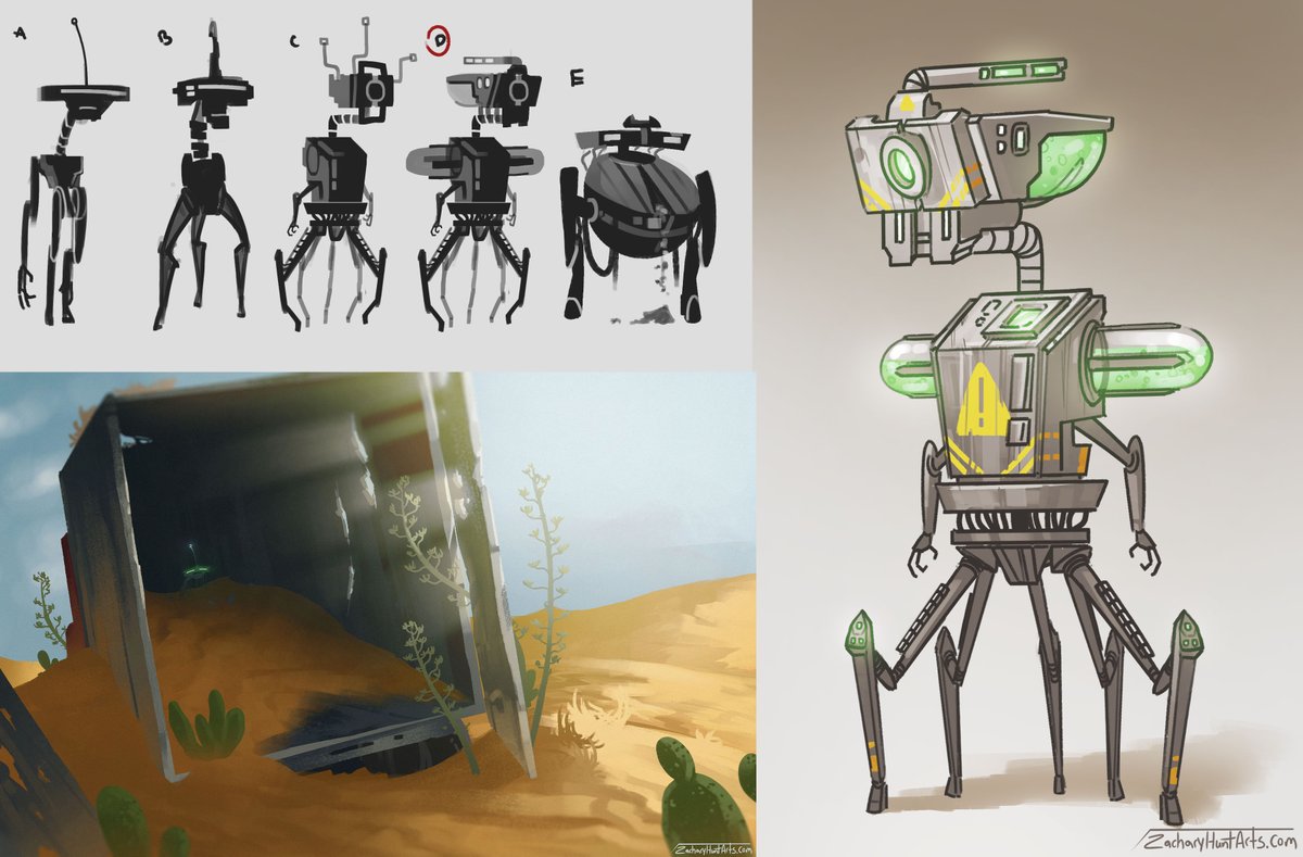 zacharyhunt90's tweet image. Hidden: Robot Concept
-
#conceptart #characterdesign #robotconcept #gameartist #gameart