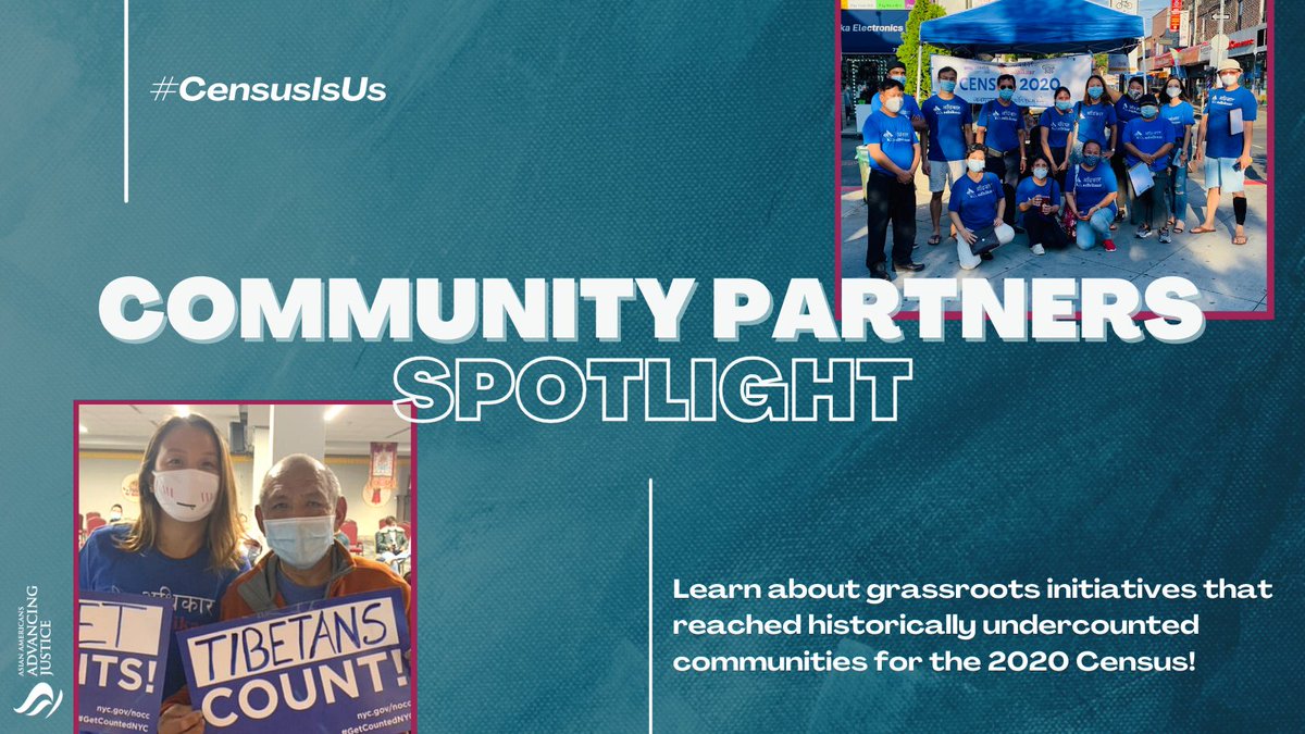 countONURcensus's tweet photo. THREAD: Along with Census Bureau employees, we extend a huge thank you to grassroots organizations who got out the count. Follow along as we highlight the work that our incredible community partners did on the ground this past year! #CensusIsUs (1/6) https://t.co/TqcJWAhBm0