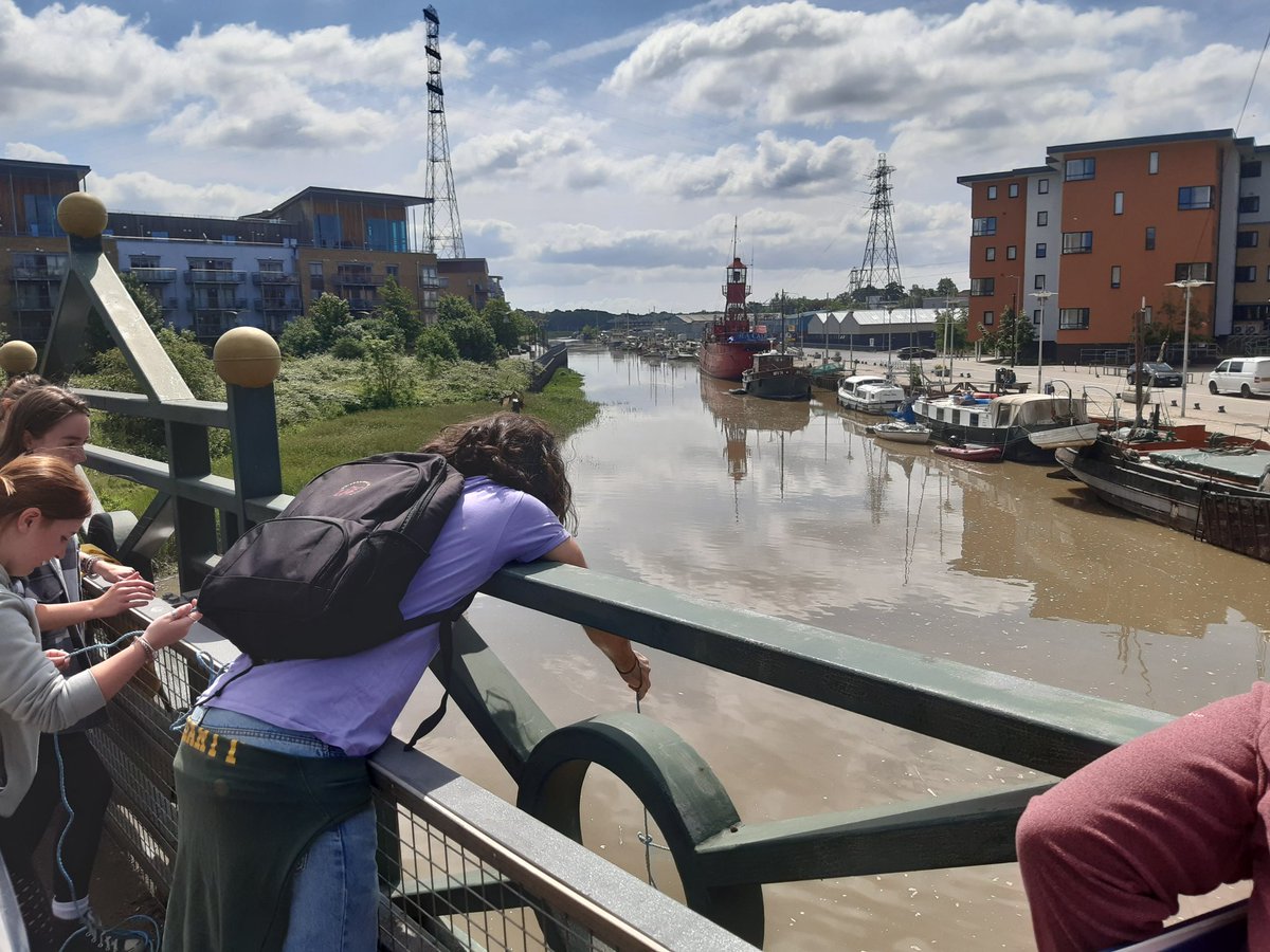 DrNatalieHicks's tweet photo. Halfway through week two with second year @EssexLifeSci students, today was #pollution sampling along the Colne, more #mud and water @k_etsebeth @ecoevoenviro #techniciansforthewin https://t.co/QMdyHYPEIr