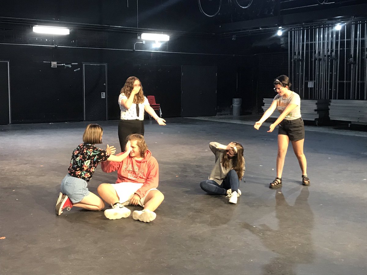 teachertooch's tweet photo. Tableau work at Marcus Theatre Camp today! We’re having an awesome week! @Marcus_HS @DowningTheatre https://t.co/OqzdI9b5mz