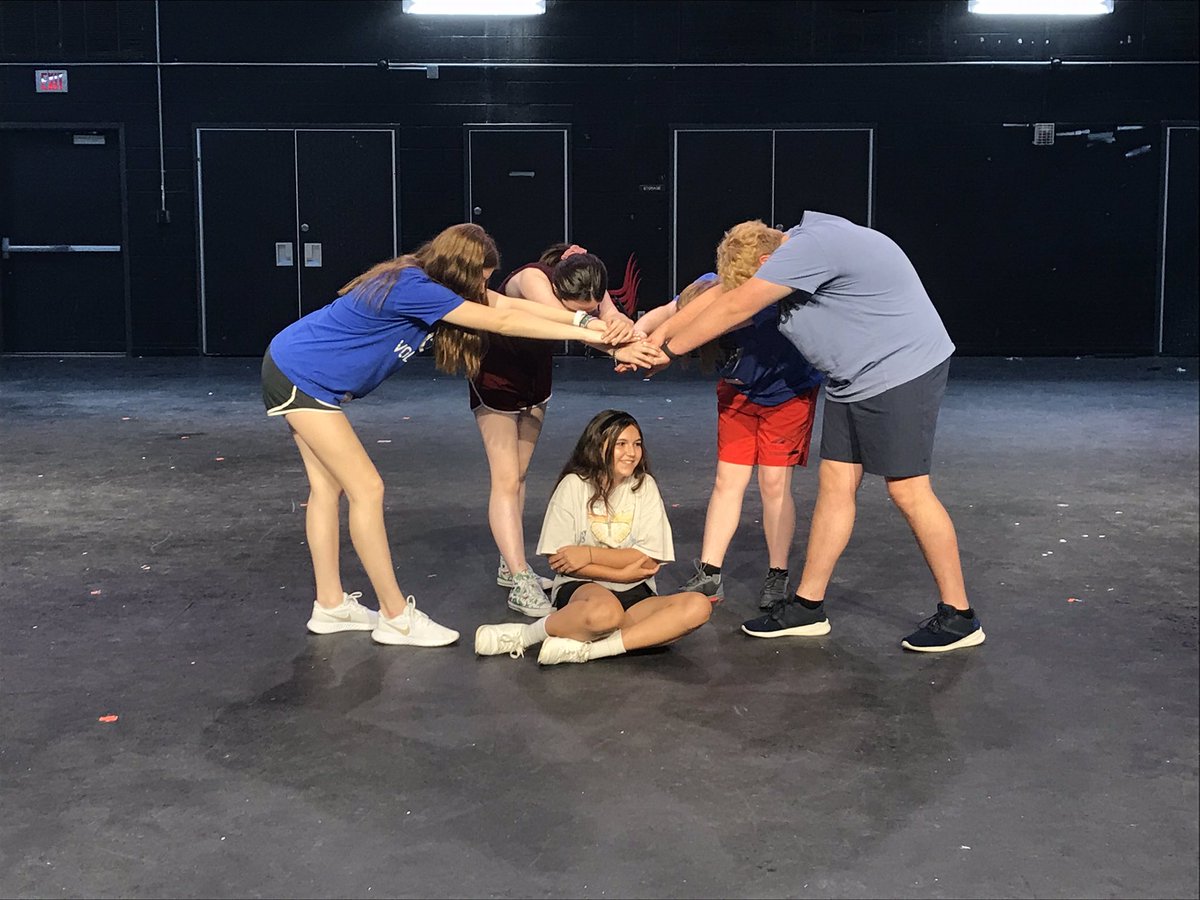 teachertooch's tweet photo. Tableau work at Marcus Theatre Camp today! We’re having an awesome week! @Marcus_HS @DowningTheatre https://t.co/OqzdI9b5mz