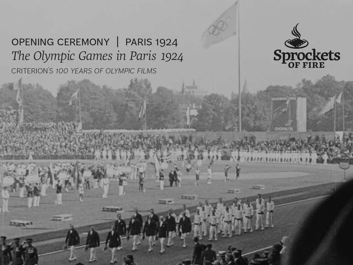 Happy #OlympicDay! As we look forward to the raising of the @Olympics flag in a month at #Tokyo2020, we also look back to the first appearances of the flag in official films, at #Chamonix1924 and #Paris1924.