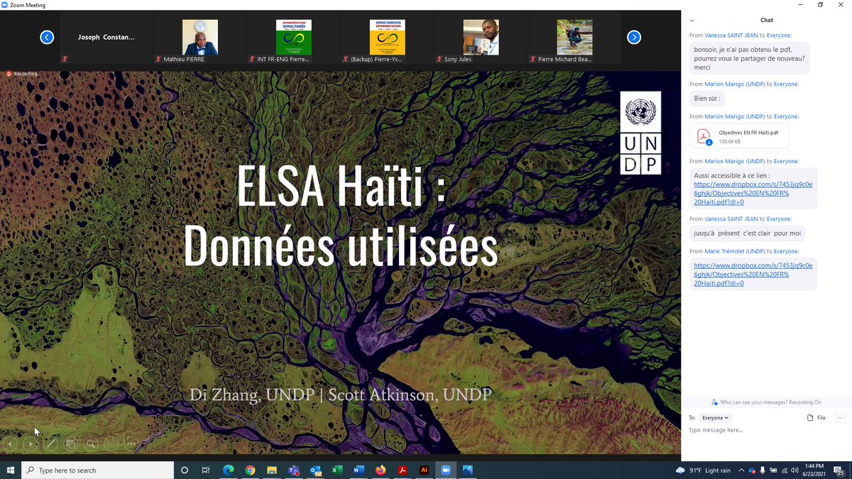 undphaiti's tweet photo. Aujourd'hui se poursuit le deuxième atelier de cartographie de la nature à #Haïti !
Suivez-nous pour en savoir plus sur les informations obtenues et exploitables grâce à la collaboration virtuelle avec @undphaiti et @NBSAPForum.
#ELSA #MapsOfHope https://t.co/6X0Hd1Acbc