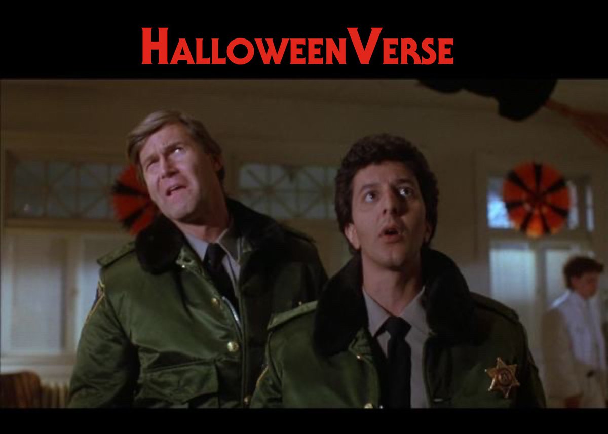 deputynross's tweet photo. Wanna play Crazy 8’s? What’s boppin, Haddonfield Community. Bopper Nick Ross comin to ya from our local doughnut-, I mean inside my Cruiser. No pitchforks, and no pranking little punks. #Haddonfield #BopTalk #HalloweenVerse https://t.co/8BFL5GLNLM